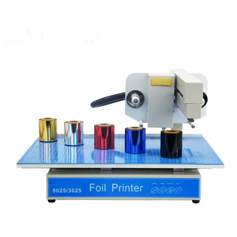 3025 fully automatic gold foil stamping printer foil printing machine