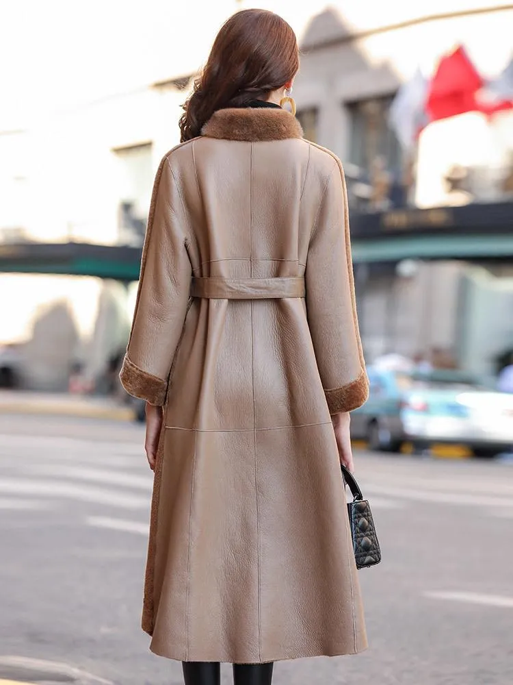 新規購入 女性の毛皮の冬のコートの女性二重直面した本物の女性の高級ウールのジャケットミンク襟の暖かいロングコートMy4407を | Dhgate  Japan ラストワンセール -acelerando.com.ec