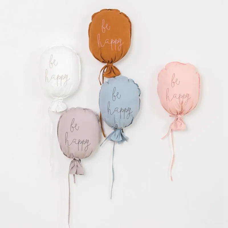 Decoratieve objecten Figurines Ballon Baby kinderdagverblijf Decor Nordic Style Wall Hangende ornamenten katoen Kinderkamer Decoratie Bed Crib Tent Home