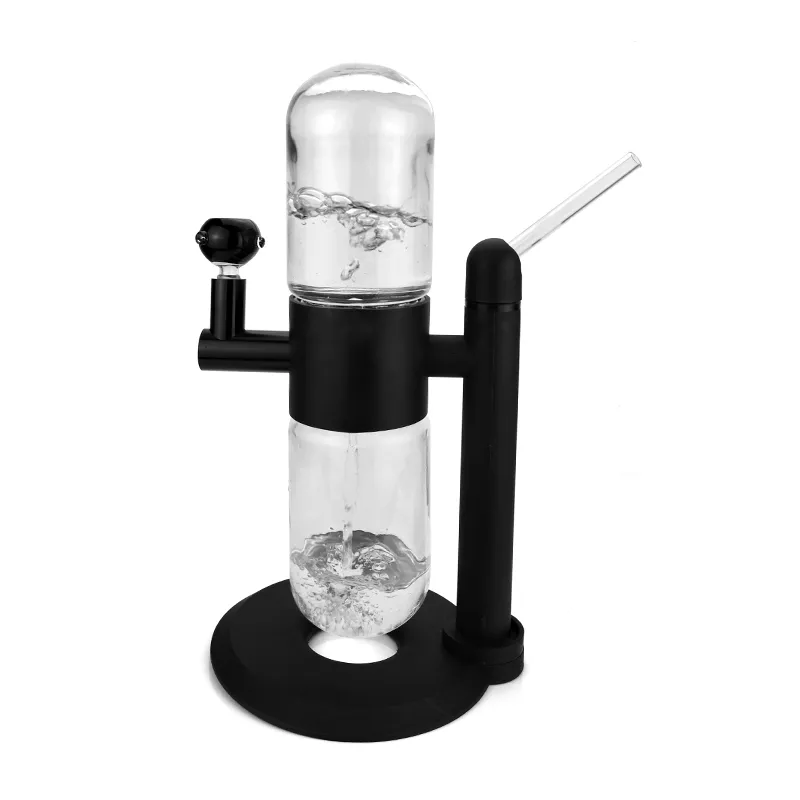 MOQ.1Set Gravity Shisha Kit Rauch Accessoire Stromrecycler Wasserrohrglas Schwerkraft Bong Shisha Rohre Tabak Trockenkraut Rauchen