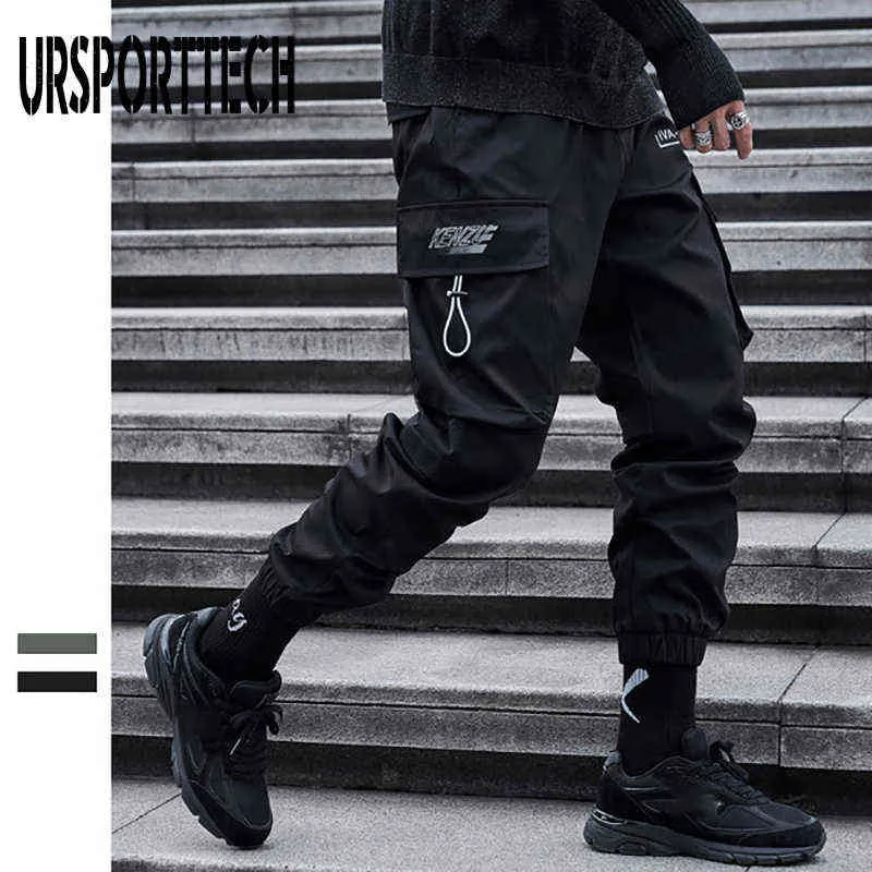 URSPORTTECH Streetwear Cargo Pantaloni Da Uomo Autunno E Inverno 2020 Nuovi Pantaloni Da Uomo Marchio Di Moda Giapponese High Street Pantaloni Casual H1223 Da 16 83 DHgate