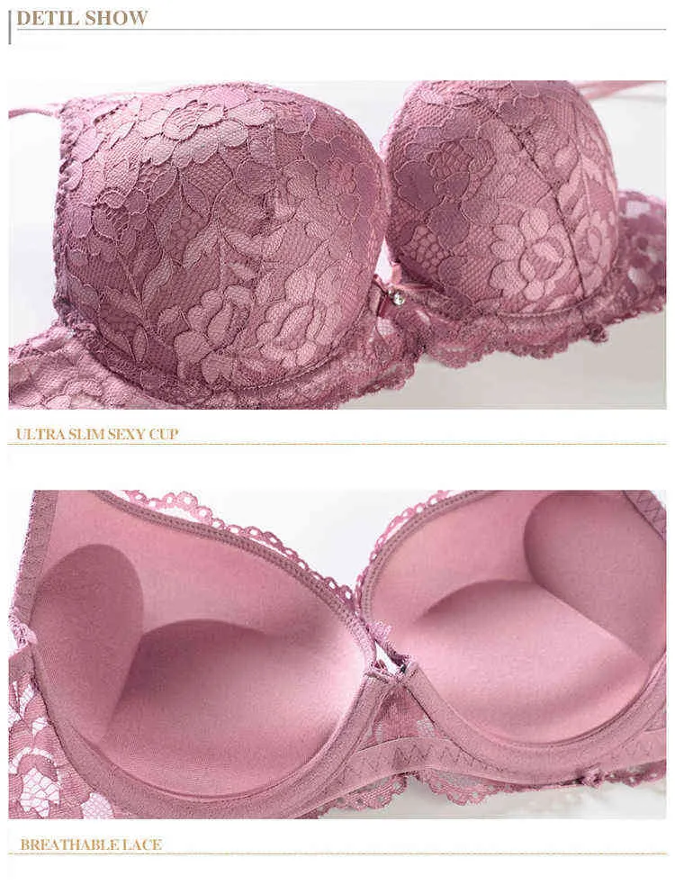 Logirlve Seamless Wireless Push Up Bra And Panties Set Back With Lace  Detailing Comfortable And Sexy Lingerie For Women 211104 From Dou02, $9.55