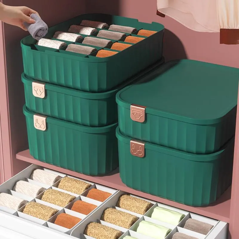 Storage Drawers Separation Underwear Socks Plastic Container Lattice Organize Box Artifact Drawer Type