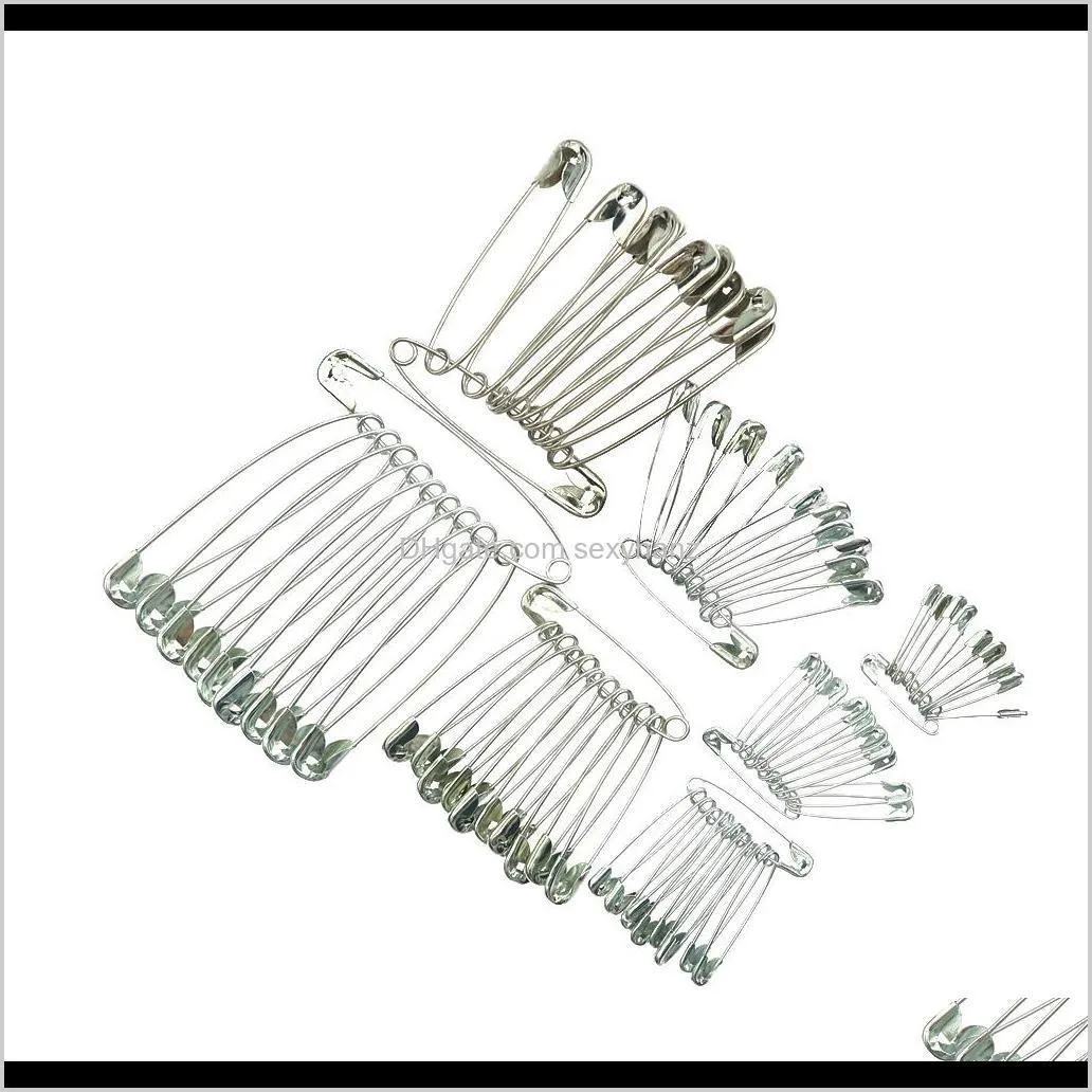 350 pieces needles safety pins assorted size small medium large for diy sewing craft