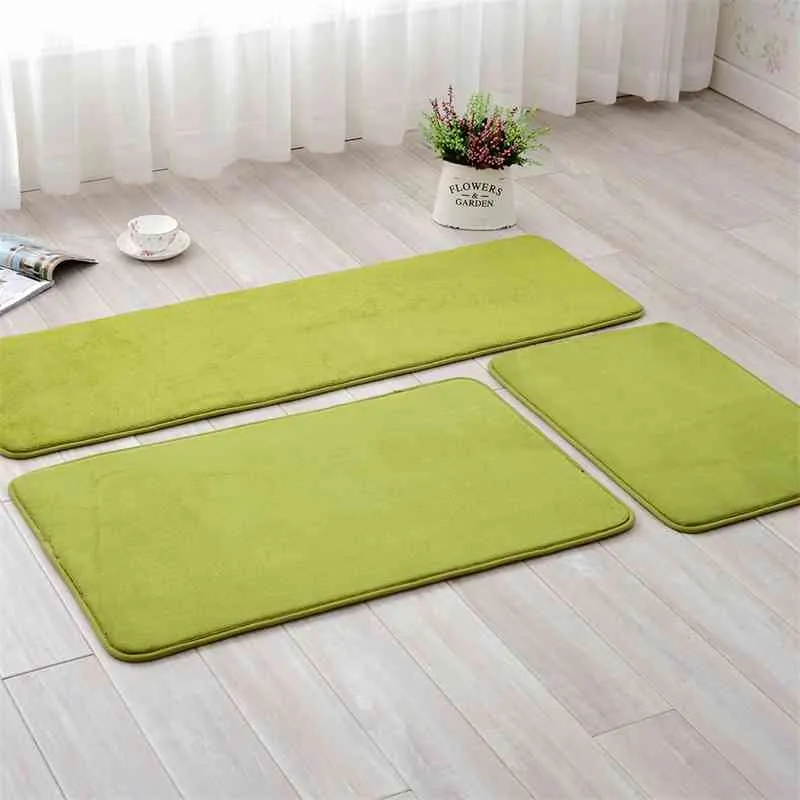 50 * 80cmTapis de bain Tapis de salle de bain Tapis d'absorption d'eau Tapis de grande taille Cuisine Salon Porte Escaliers Chambre Pied Tapis de sol 210401