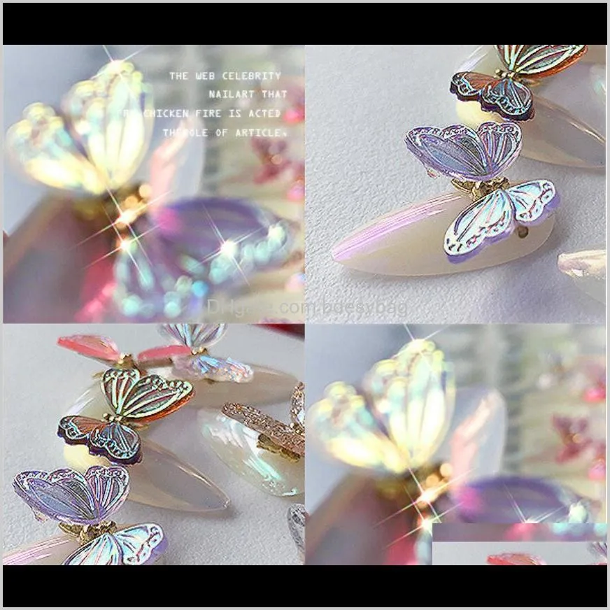 resin butterfly accessories flying butterflie agile butterfly new year`s metamorphosis manicure butterfly jewelry in the twinkling of an