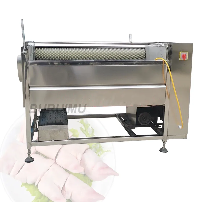 Potato Peeling Machine Root Vegetable Brush Washer 70KG 1.1KW 200KG/H ...
