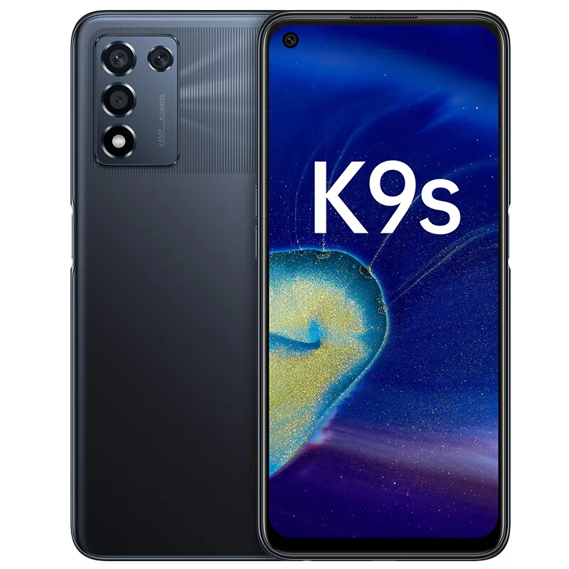 원래 OPPO K9S 5G 휴대 전화 6GB RAM 128GB ROM Octa 코어 Snapdragon 778G Android 6.59 "LCD 전체 화면 120Hz 64.0MP AI OTG 5000mAh 얼굴 ID 지문 스마트 핸드폰