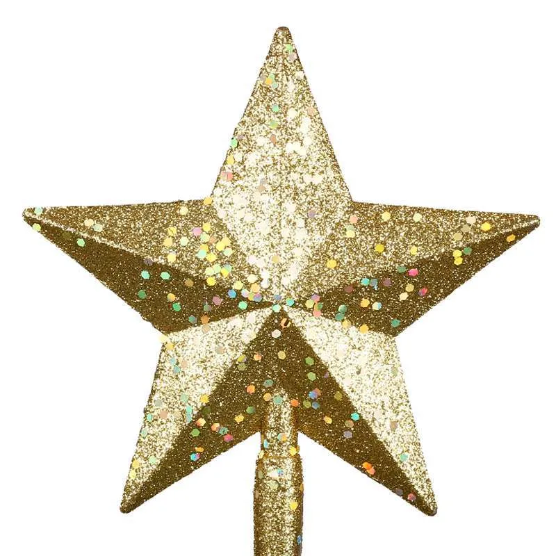 Christmas Ornaments Christmas Tree Topper Star Three-Dimensional Five-Pointed Stars Used For Xmas Holiday Party Indoor And Outdoor Decoration HH21-825