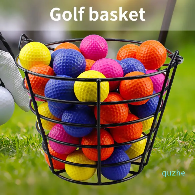 Golf Balls Range Baskets Ball Carrying Buckets Golfball Storage Container With Handle For