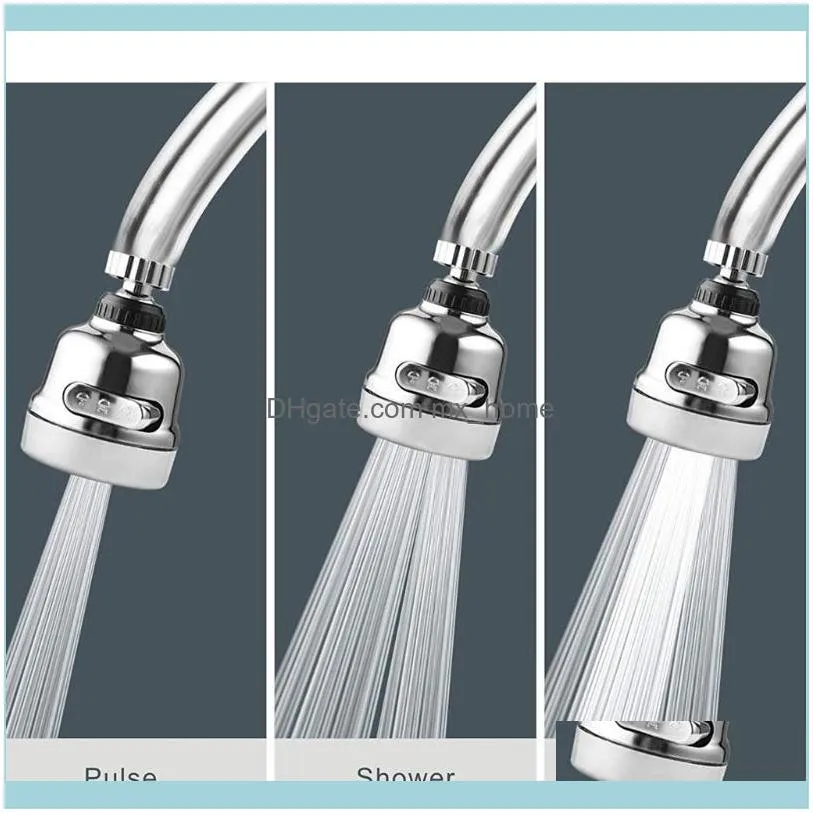 Kitchen Faucets 360ﾰ Swivel Faucet Tap Aerator Diffuser Nozzle Splash-Proof Filter 3 Gear Sprayer Head Female Thread No