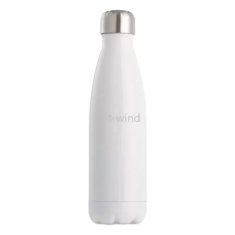 DIY sublimação em branco 17oz cola garrafa frasco de vácuo esportes garrafa de água de aço inoxidável térmica de parede dupla com tampa EE0121