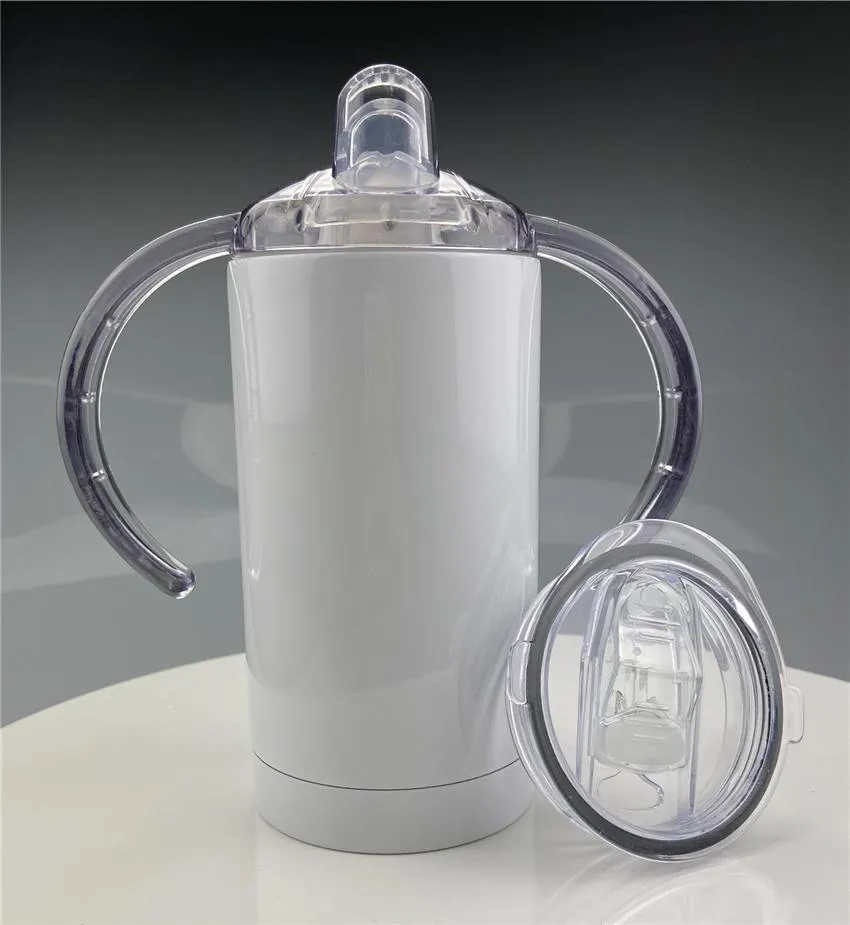 12oz Stainless Steel Sublimation Sippy Cup with Handle and Lid for Kids  from Dhgate Tumblers - price 3.96