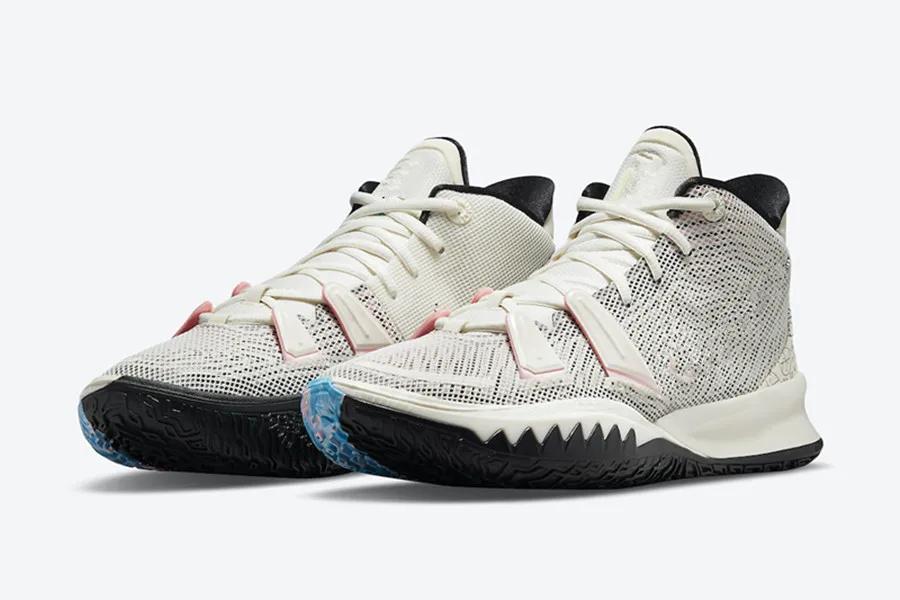 Kids Kyrie 7 GS Pale Ivory Men Women Basketball Shoes With Box