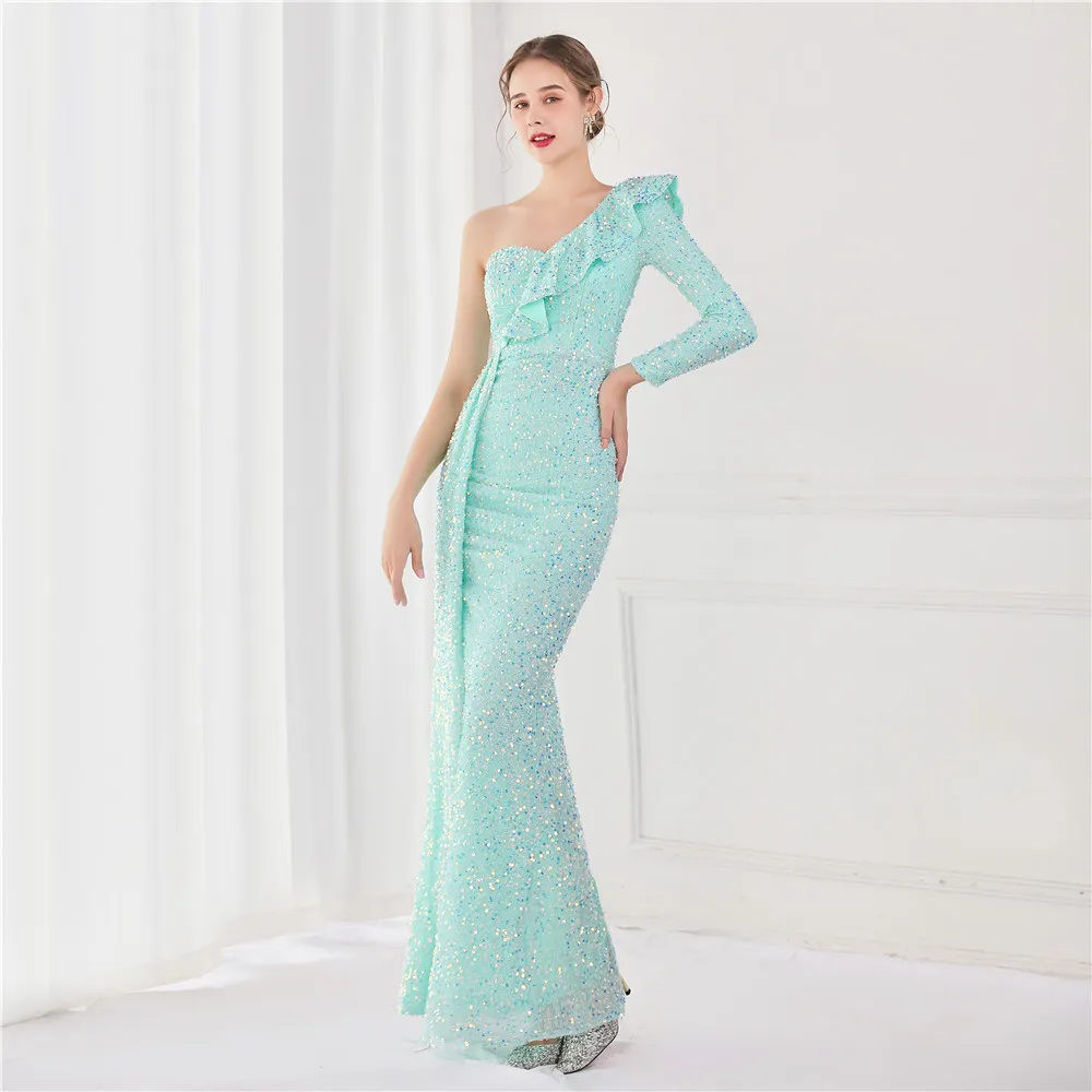 cross strap ruffle floor length dress Petal and Pup Women's Ciao Ruffles Maxi Dress
