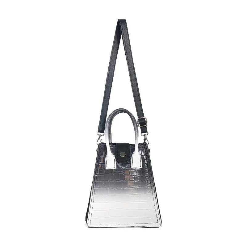 2022 New PU Diagonal bag irregular gradient handbags Crocodile pattern Designer bag Mobile phone cool wholesale