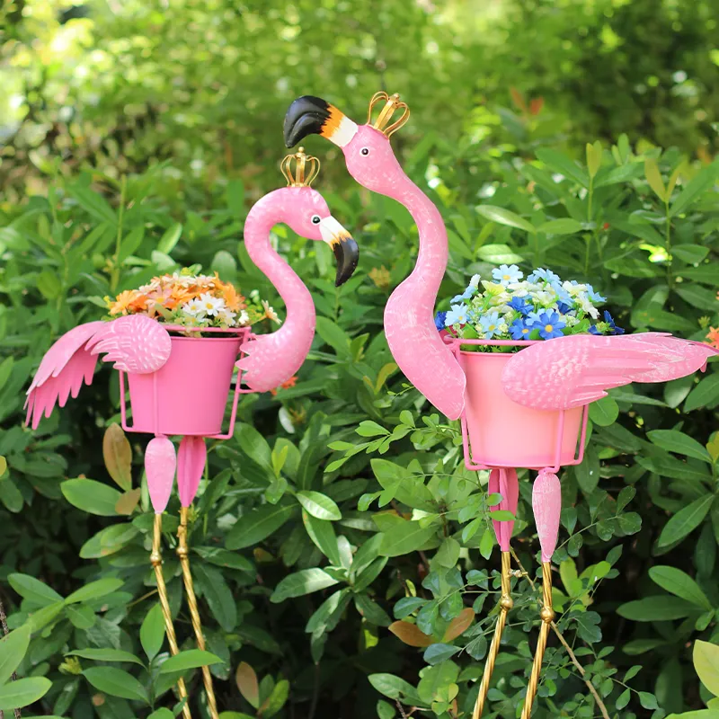 Accessoires flamants roses modernes et simples, série chinoise de luxe, ornements créatifs, cadeaux de mariage pour jeunes mariés