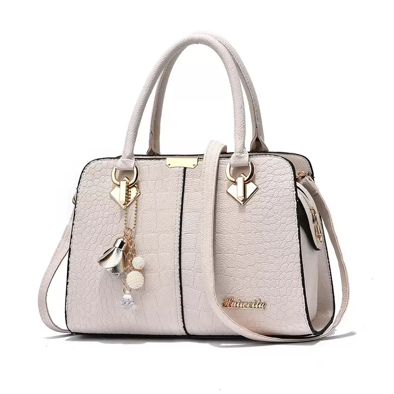 HBP Totes Sacs à main Sacs à main en cuir souple pour dames Corssbody Sac à main pour femmes Sac à bandoulière Couleur blanche