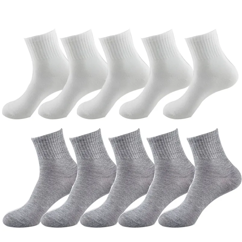 10 paia di calzini da donna calzini traspiranti tinta unita corti comodi calzini bassi in cotone di alta qualità nero bianco grigio 210720