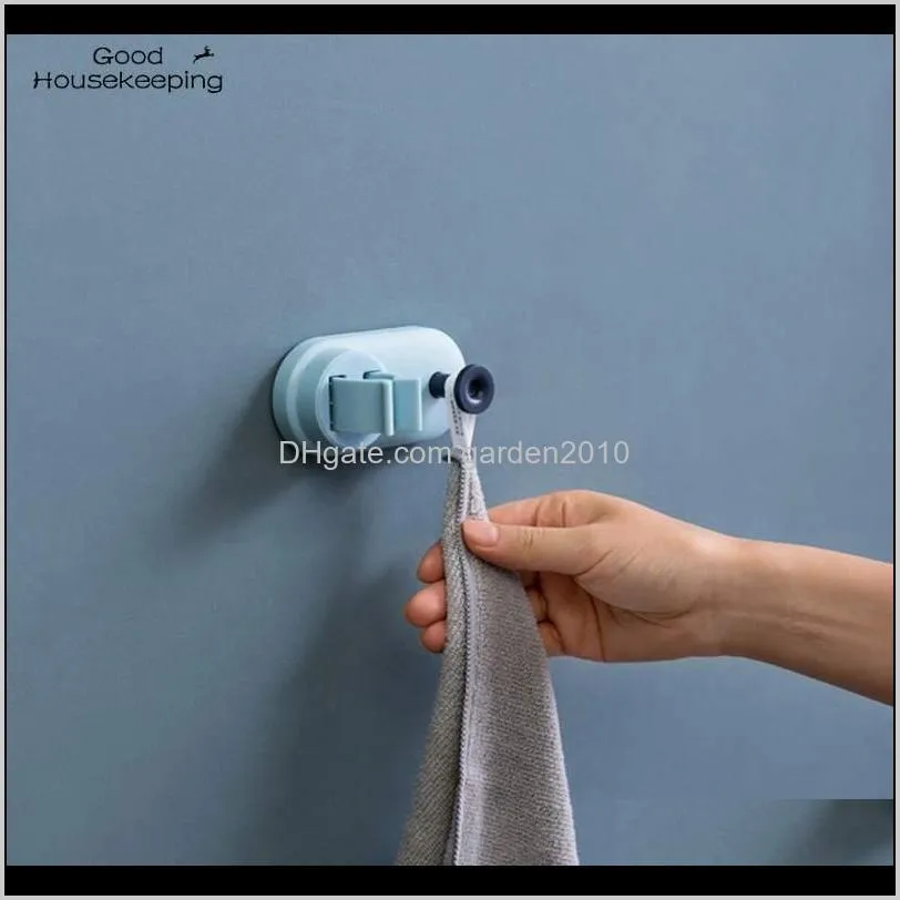 household mop clip strong adhesive glue hanger traceless household punching mop clip wall key holder hooks
