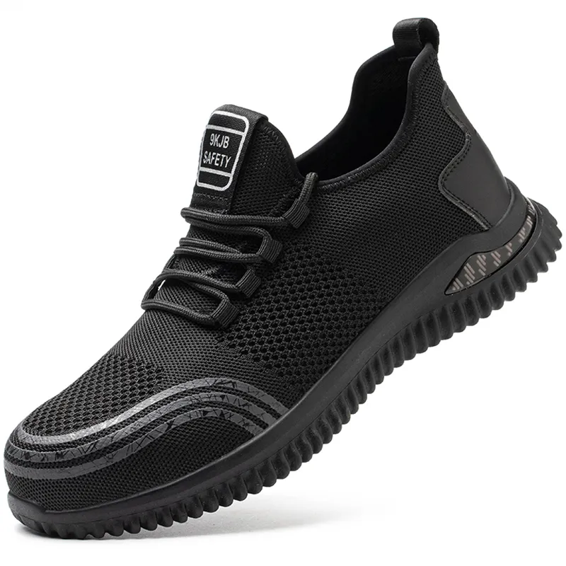 Chaussures de sécurité à la mode chaussures de travail pour hommes avec embout en acier bottes de sécurité indestructibles baskets de travail pour hommes bottes de travail anti-crevaison