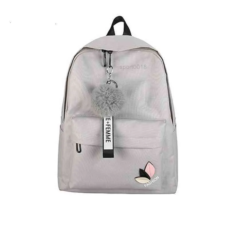 HBP Non- Canvas Backpack women's leaf decoration backpack small fresh college student schoolbag 3 sport.0018