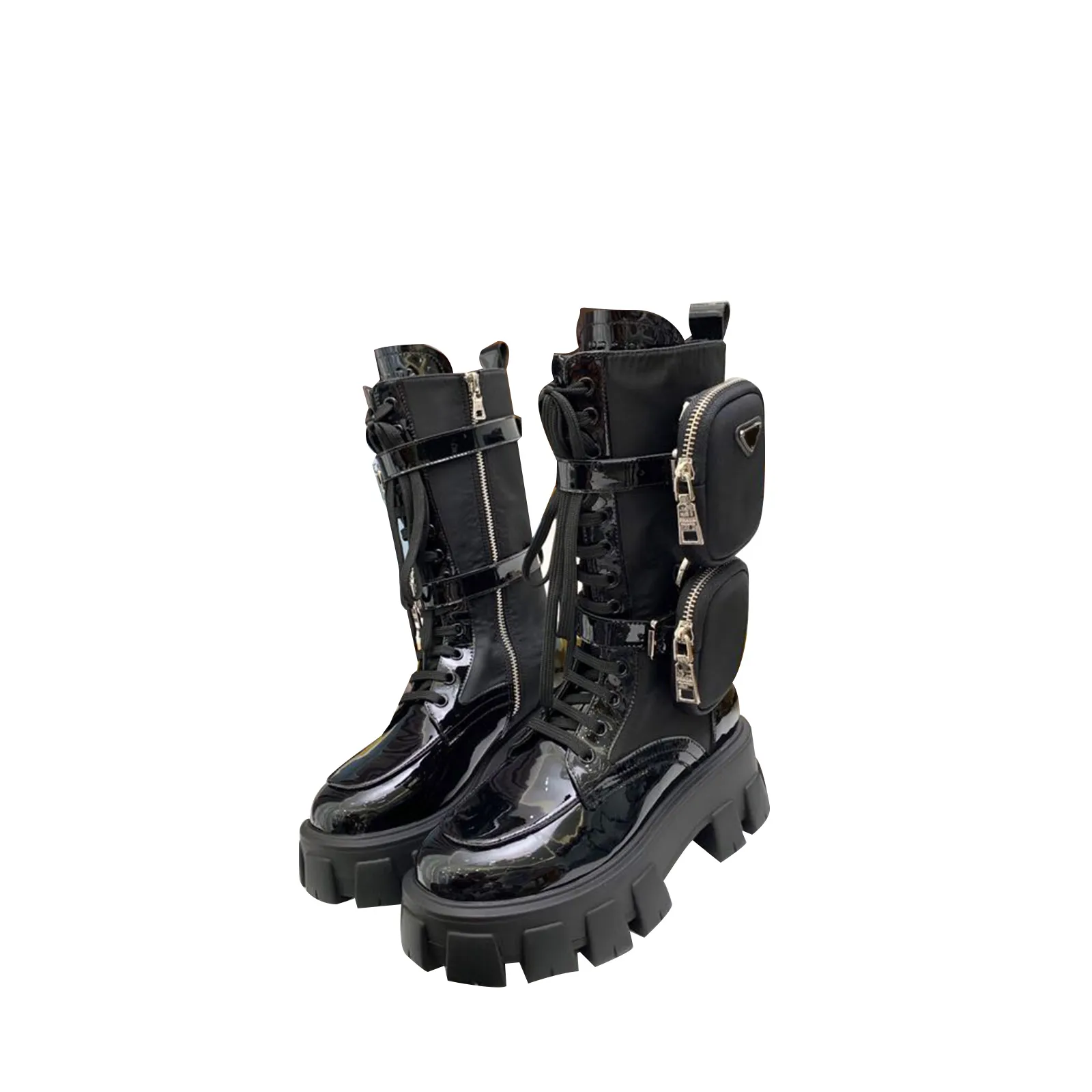 特価イラスト 豪華な女性のブーツダブル財布アクセサリーブラックレザー戦術マーティン太もも長ブートデザイナーファッションクラシックシューズ イージーオーダー Skincompanybrasil Com Br
