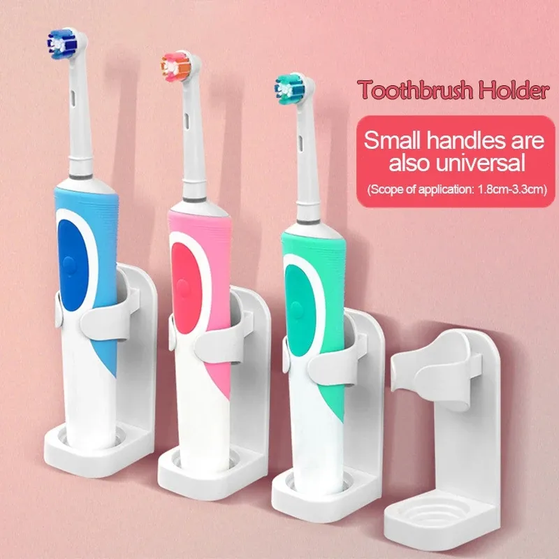 Traceless tandborstehållare Badrumsmonterade elektriska tandborstehållare Storage Rack Badrum Tillbehör W-012222