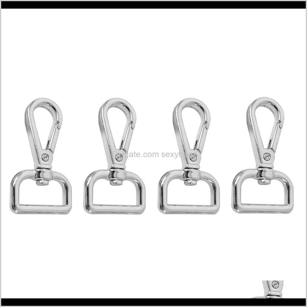 4 pcs. swivel snap hook, swiveling swivel for webbing 20mm, trigger snap hooks for bags belt sewing accessories