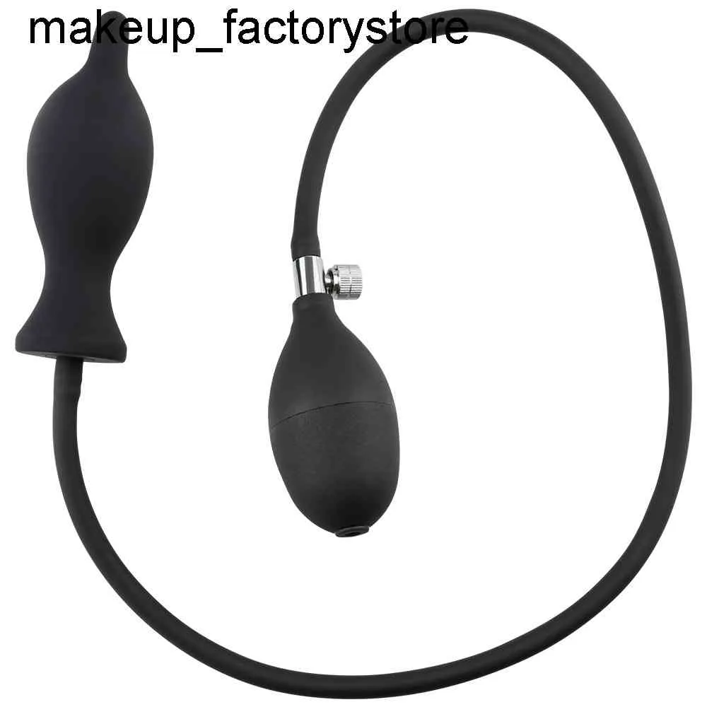 Massage uppblåsbara anal för vuxen g spot stimulator dilator stor dildo plug sex leksak män prostata massager pärlor