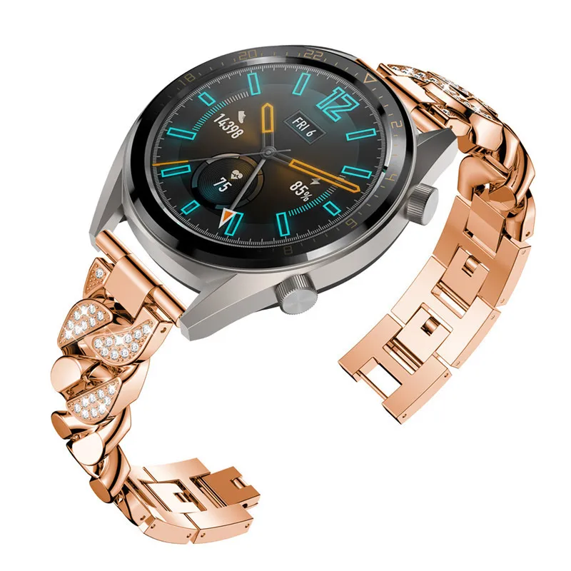 Bracelet en acier inoxydable pour HUAWEI WATCH GT 2 46mm 42mm GT2 Pro Band Bracelet pour HONOR Magic ES 20mm 22mm Bracelets de montre en métal