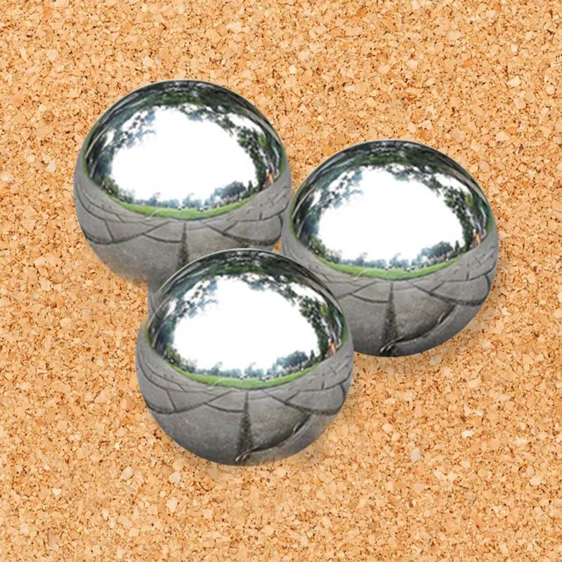 Nyhetsprodukter Spegelboll Garden Polerad Reflekterande Metall Sphere Globe Hollow High Gloss Home Ornament Art Crafts