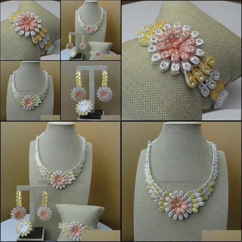 Dubai yuminglai - clothing and jewelry set, African women`s fashion dign, fhk6316