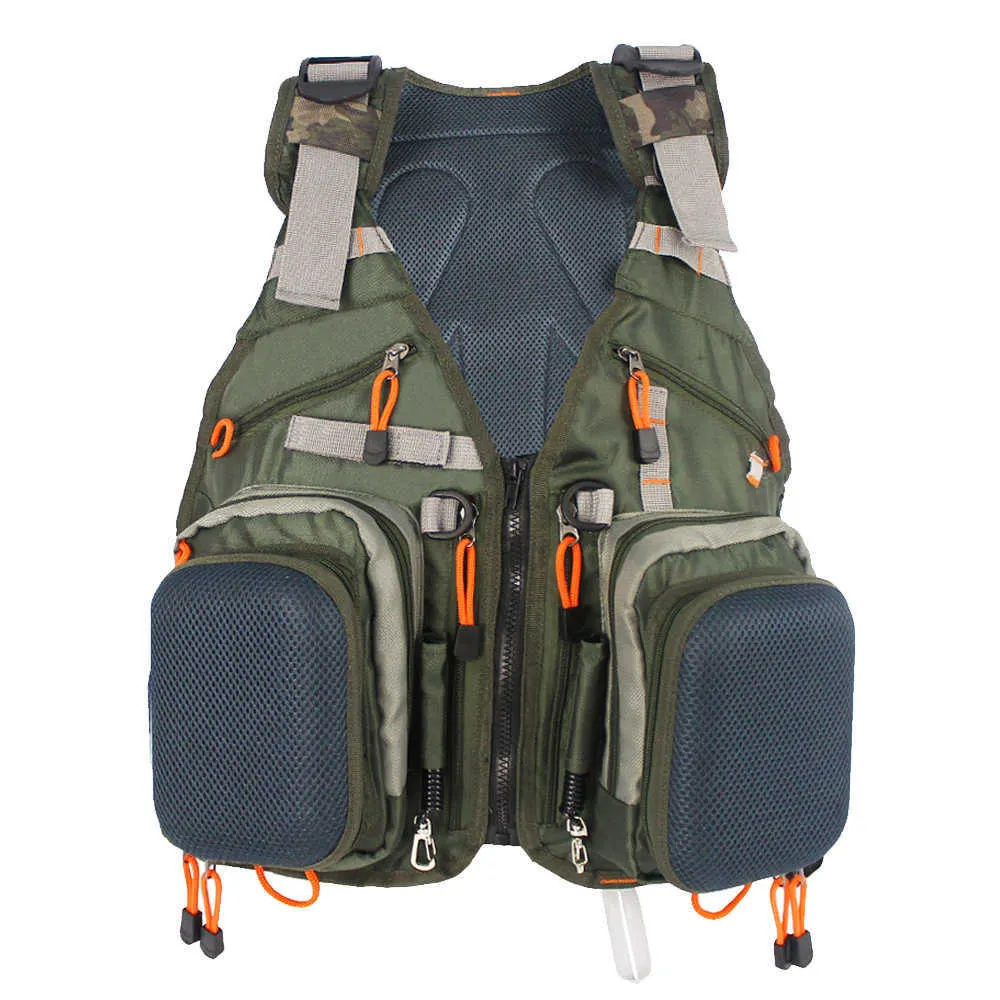 Adjustable Men Fly Fishing Vest Pack Multifunction Pockets Outdoor Mesh Backpack  Fish Accessory Bag 210923 From Long005, $47.96