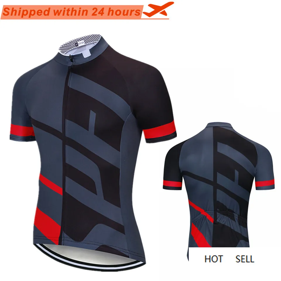 Mężczyźni Krótki Rękaw Odzież Rowerowa Pro Team Shirt Rower Road Bike Sportswear Maillot Racing Tops