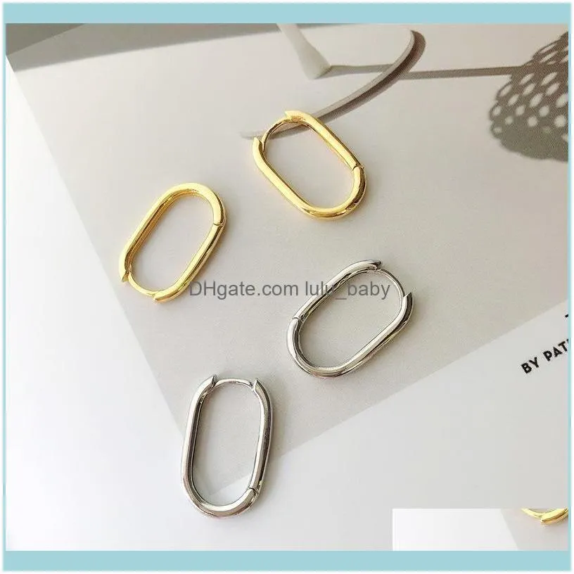 Jewelrykorean Fashion Ladies Small Earrings Hypoallergenic Retro Style Simple O-Shape Hoop & Hie Drop Delivery 2021 Enmkg