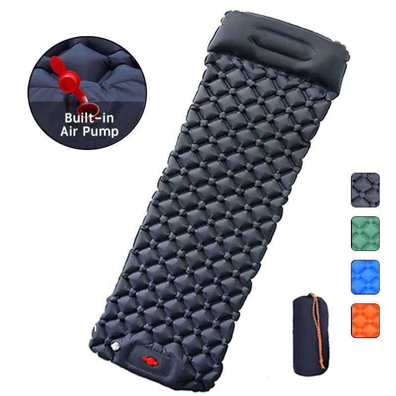 Other Interior Accessories Inflatable Mattress Ultralight Waterproof Compact Air Mat Single Sleeping Pad Travel Folding Bed Portable Camping