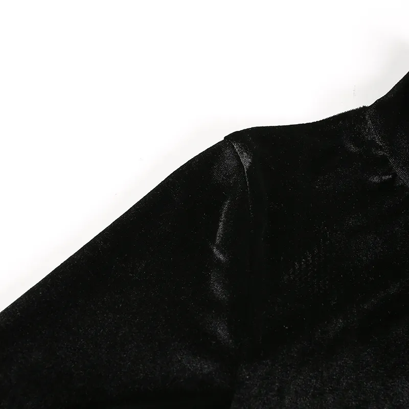 Black Velvet Bodysuit (2)