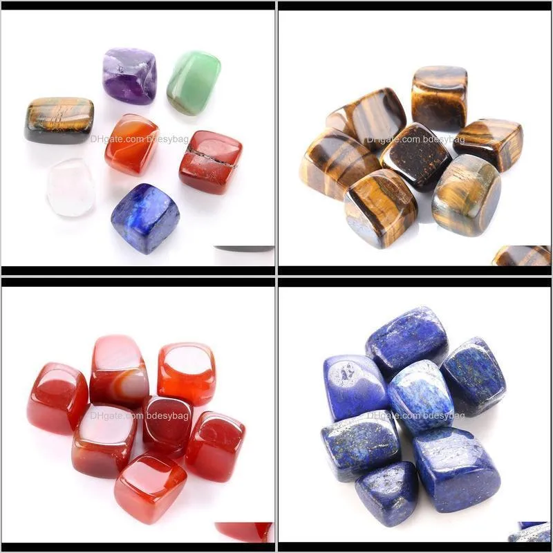 natural crystal chakra stone 7pcs set natural stones palm reiki healing crystals gemstones yoga energy 