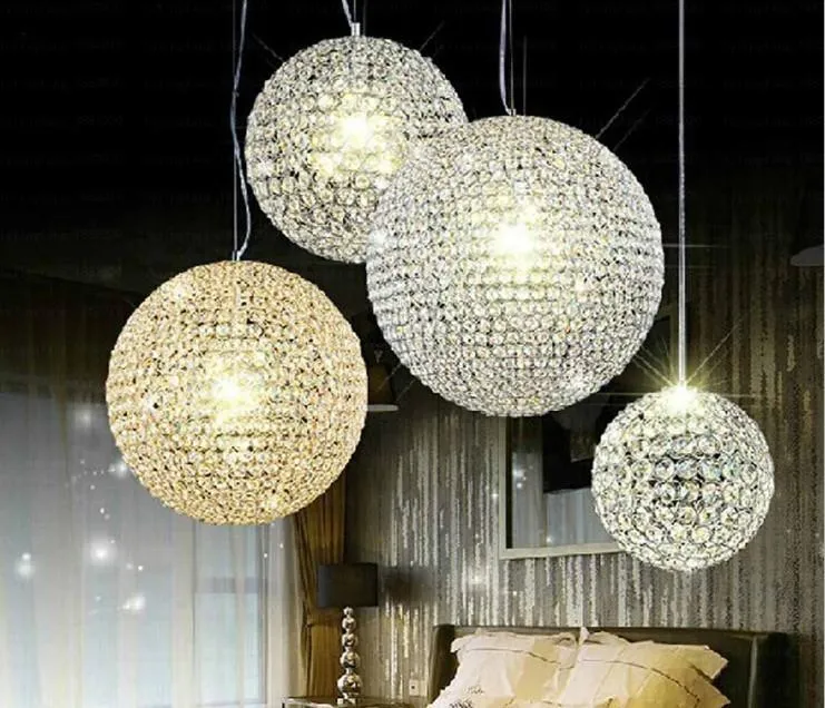 Crystal orb pendant light clearance