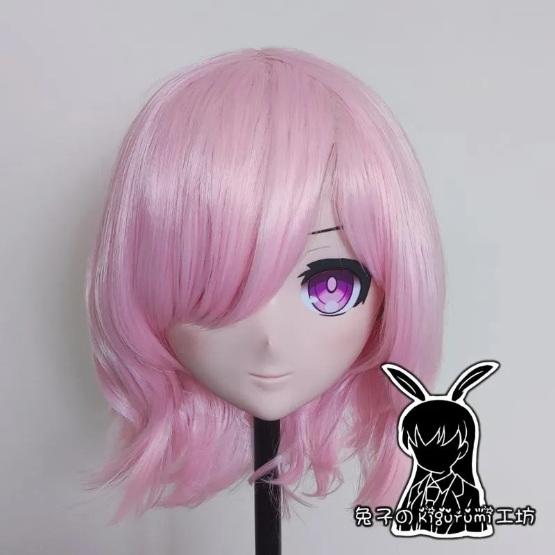 Party Masks RB273Full Head Female Resin Cosplay Japanese Role Play Mash ...