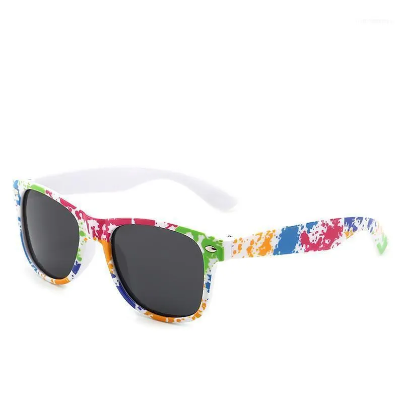 Kinderpolarisierte Junge Sonnenbrille Mode Trend Mädchen Gläser Western Stil Trendy Cartoon Sun Uv400 Lens11