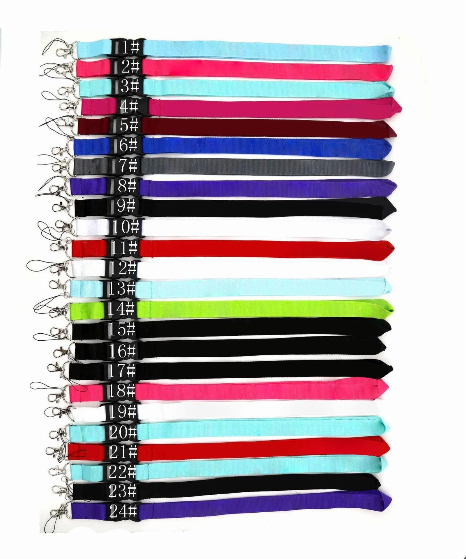 Mobiele Telefoon Riemen Bedels 10 Stuks Liefde Roze Sleutels Mode Kleding Sport Afneembare Nekband Lanyard Voor Tassen Portemonnee Sleutelhanger Sleutelhangers Mobiele Telefoon Kaart 2021Groothandel