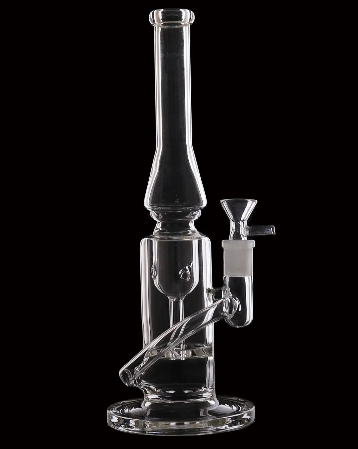 11 inch waterpijpglas waterleiding recycler bong roken bubbler rechte basis groen, lichtblauw, donkerblauw, heldere kleuren