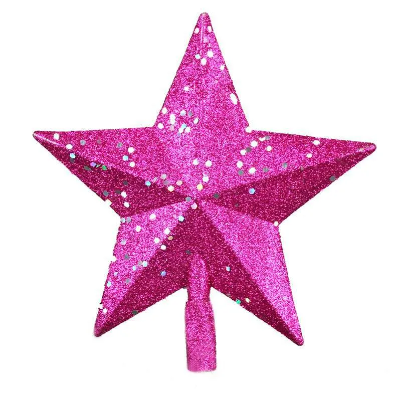 Christmas Ornaments Christmas Tree Topper Star Three-Dimensional Five-Pointed Stars Used For Xmas Holiday Party Indoor And Outdoor Decoration HH21-825