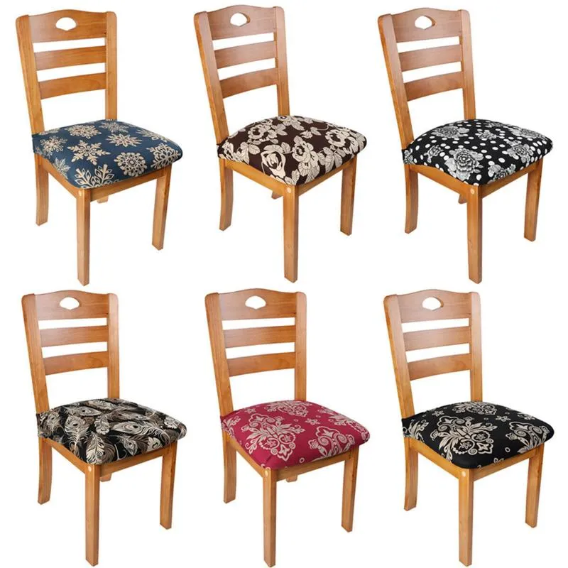 Coussin/oreiller décoratif housse de siège de chaise imprimé floral protecteur de selle domestique décorations pour la maison facile à nettoyer beau matériau en nylon