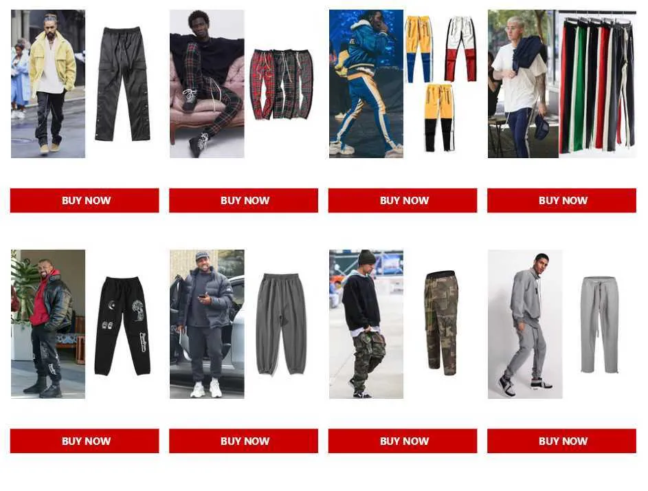 Colorblock Striped Hip Hop Track Pants For Men And Women