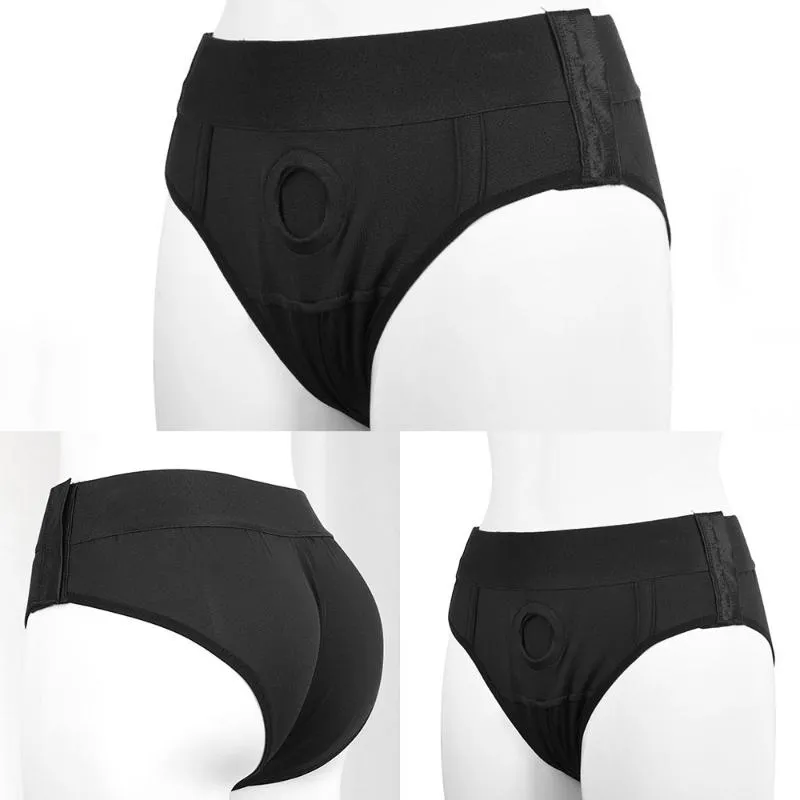 Adjustable Exposed Cock Incontinence Briefs For Men With Strap For