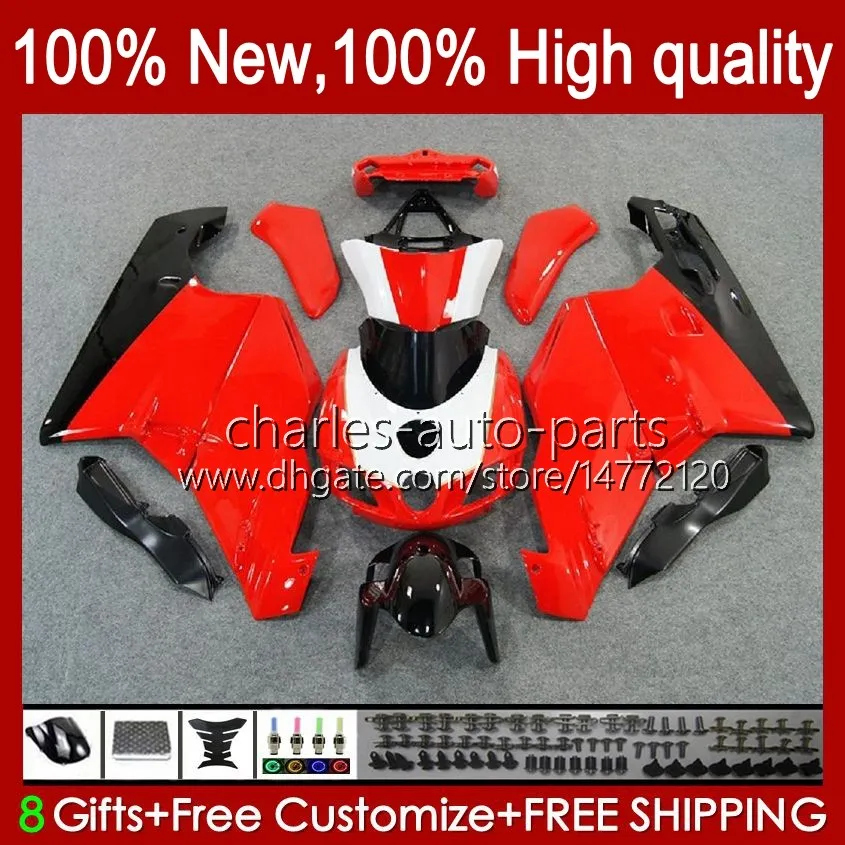 Feedings de motocicleta para Ducati 749-999 749S 999s 749 999 2003-2006 ABS Bodywork 27no.16 749 999 S Vermelho Preto R 2003 2004 2005 2006 749R 999R 03 04 05 06 OEM Bodys Kit