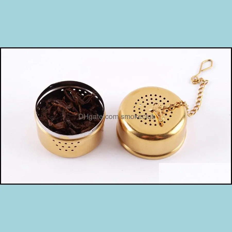 New Arrival Teas Leaf Strainer ECO Friendly Mesh Filter Hook Loose Creative Stainless Steel Tea Ball Infuser Kitchen Bar Tools 10pcs